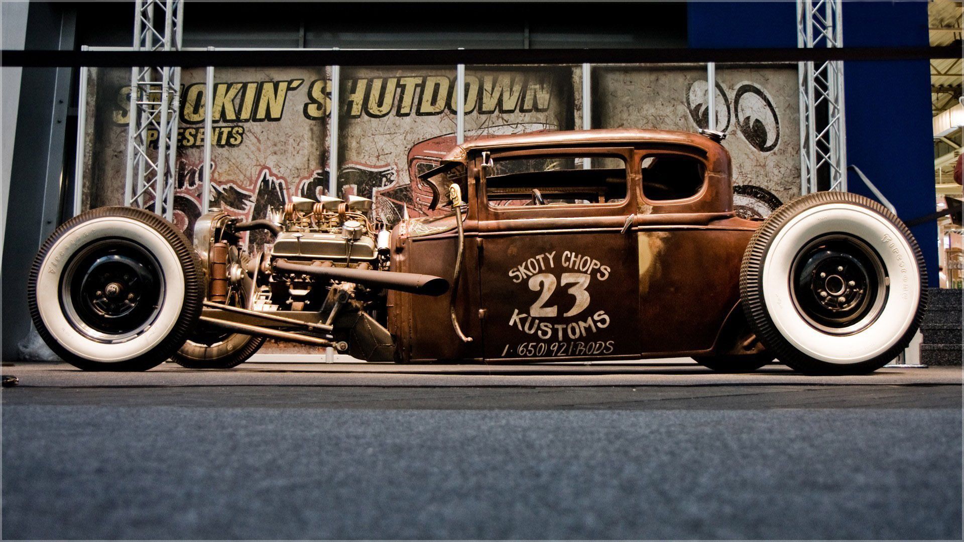 Hot rod rat rod arrugginita, 1920x1080 1080p, Desktop