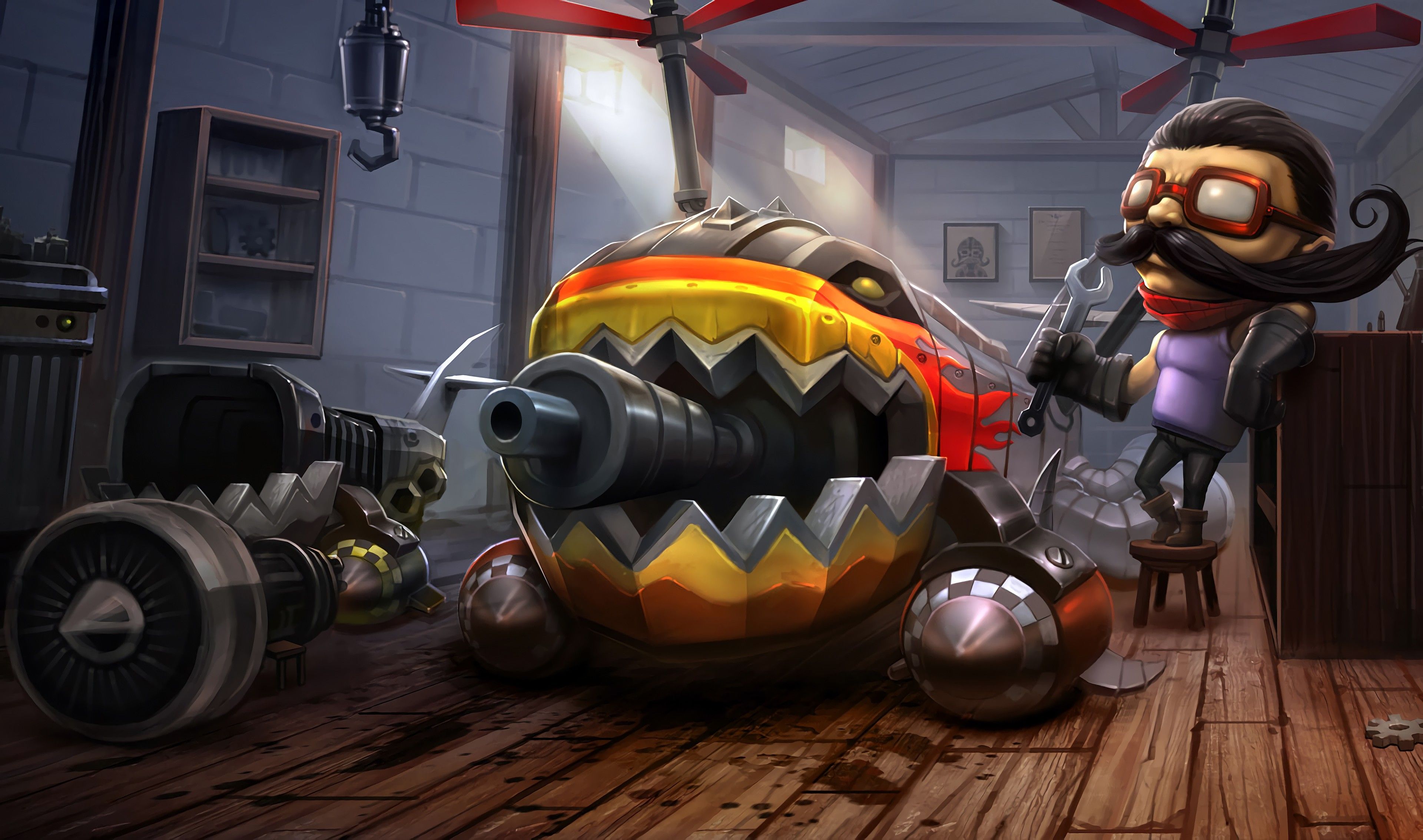 Hot Rod Corki League of Legends, 3840x2267 Ultra HD, Monitor 4K