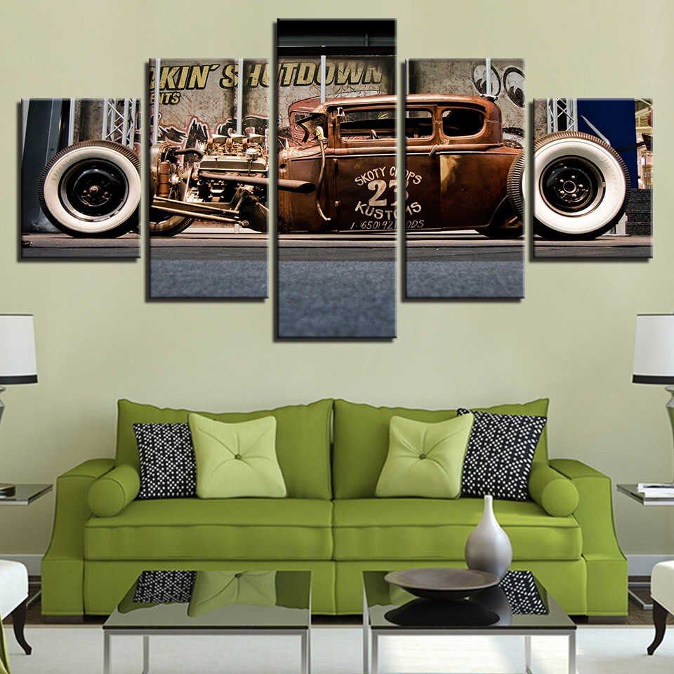 Quadro auto hot rod vintage, 960x960 HD, Laptop