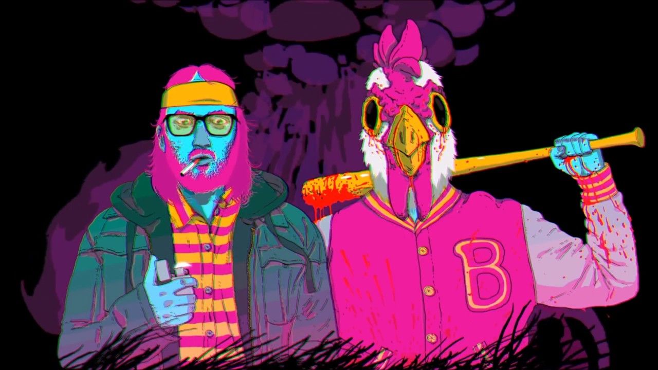 Hotline Miami 2 personaggi maschera, 1280x720 720p, iMac