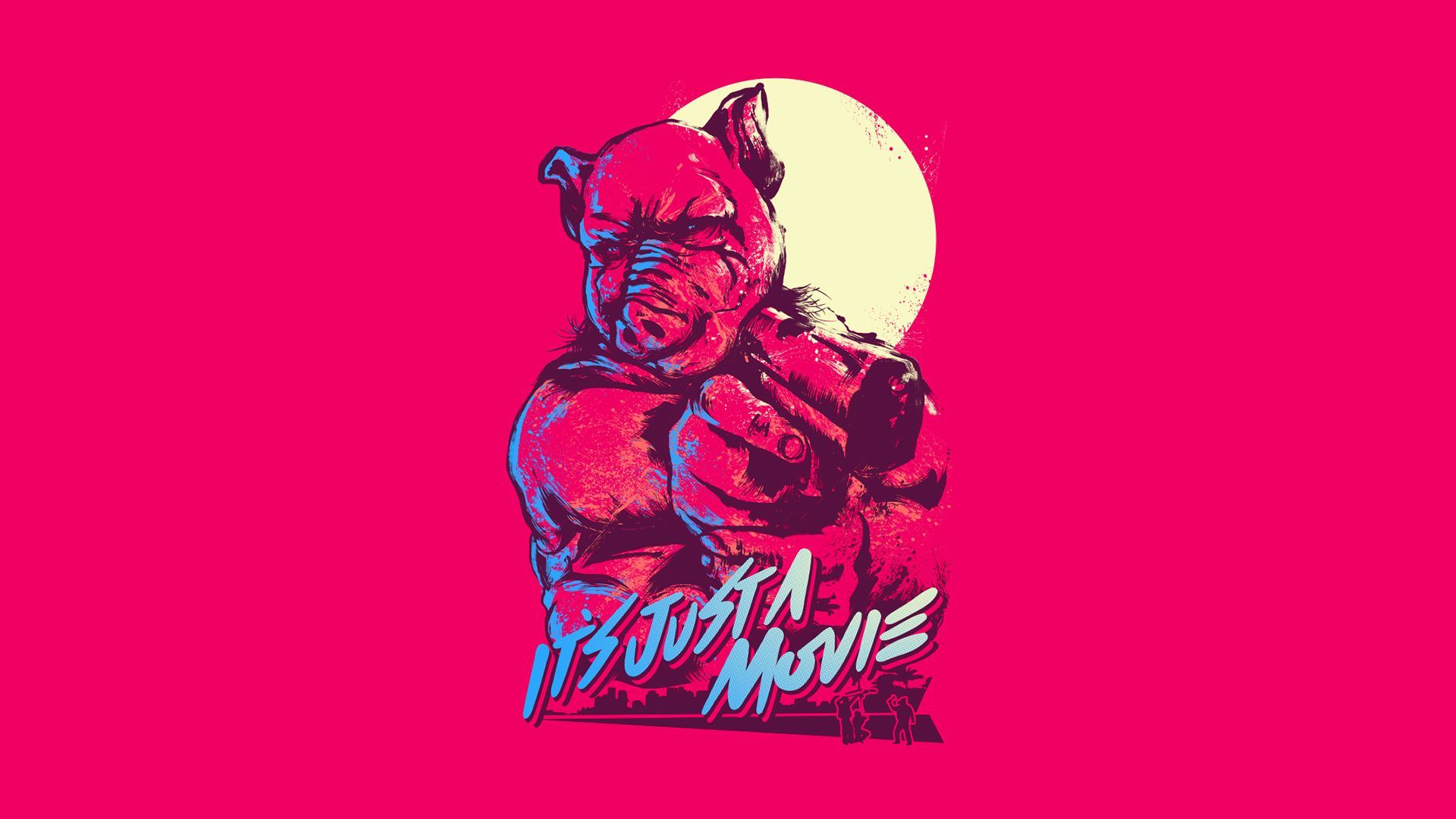 Maschera maiale Hotline Miami, 1920x1080 1080p, Desktop