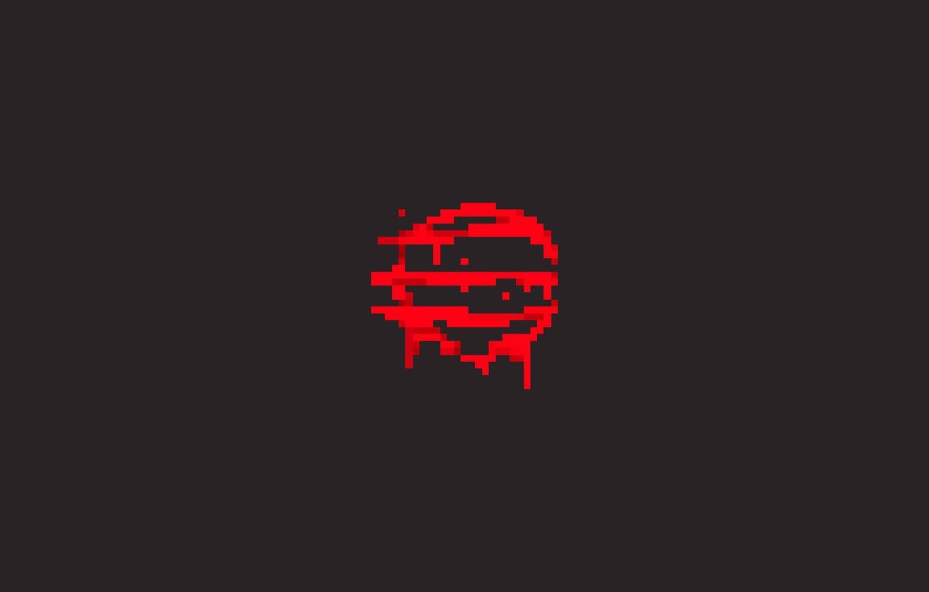 Logo rosso Hotline Miami 2, 1332x850 HD, HP Laptop