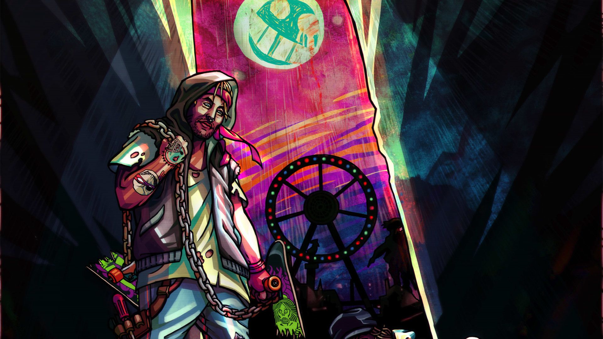 Hotline Miami 2 personaggio maschera, 1920x1080 1080p, Laptop
