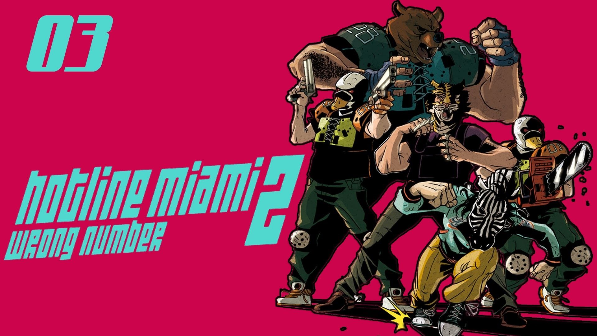 Hotline Miami 2 personaggi mascherati, 1920x1080 1080p, Desktop