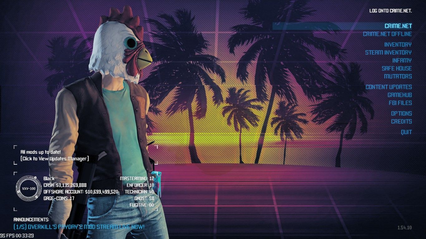 Personaggio maschera pollo Hotline Miami, 1366x768 HD, Desktop