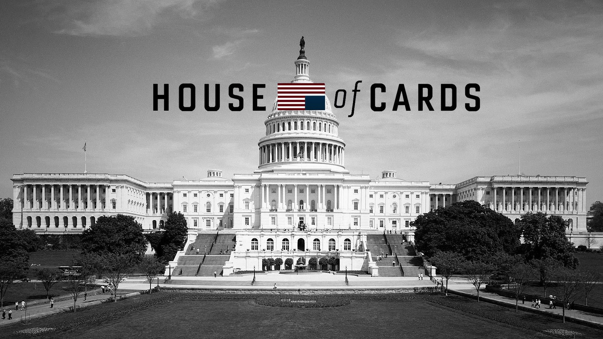 House of Cards Campidoglio bianco nero, 1920x1080 Full HD 1080p, Desktop