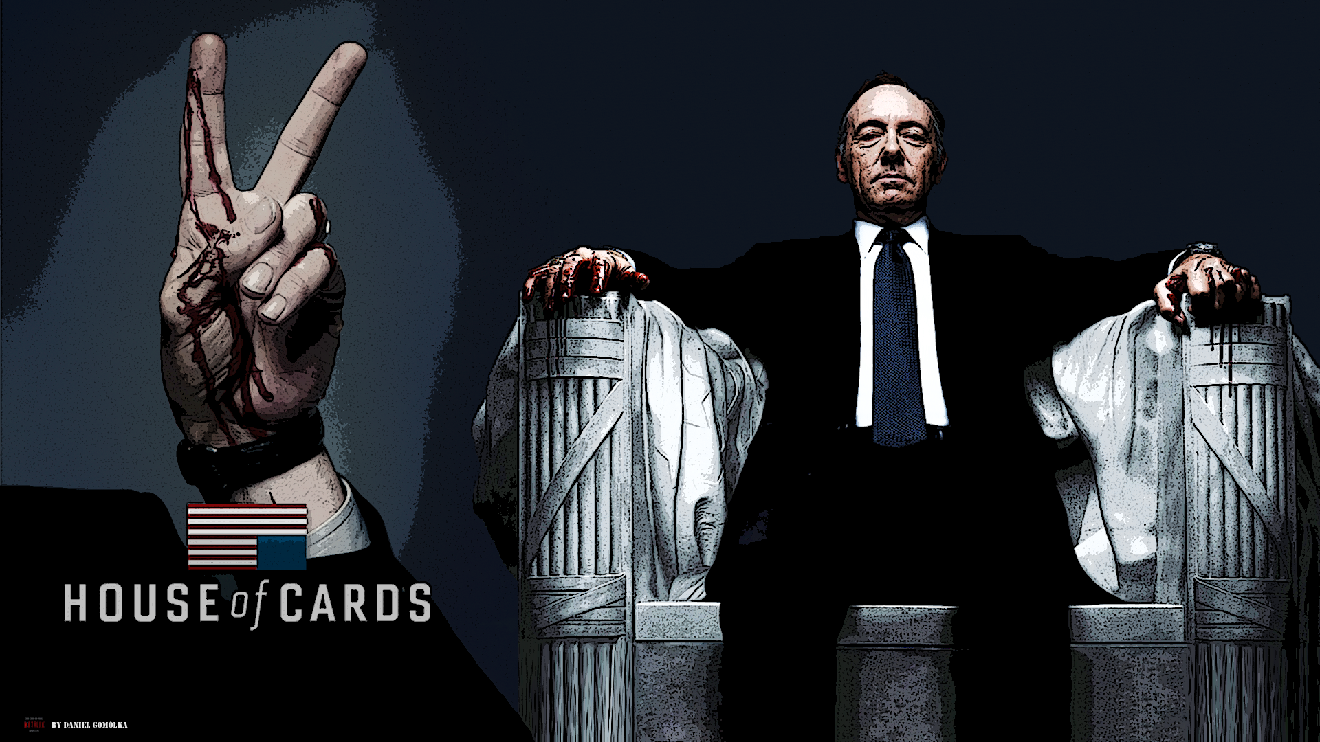 House of Cards, Frank Underwood ufficio, 1920x1080 1080p, Laptop