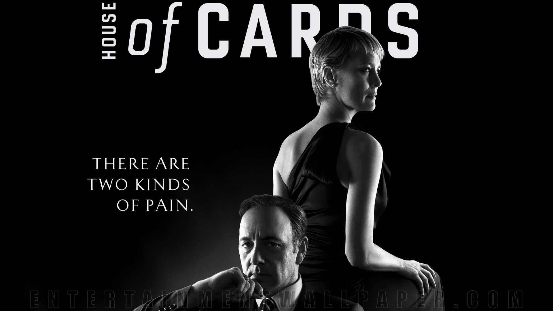 House of Cards poster bianco nero, 1920x1080 1080p, PC Desktop