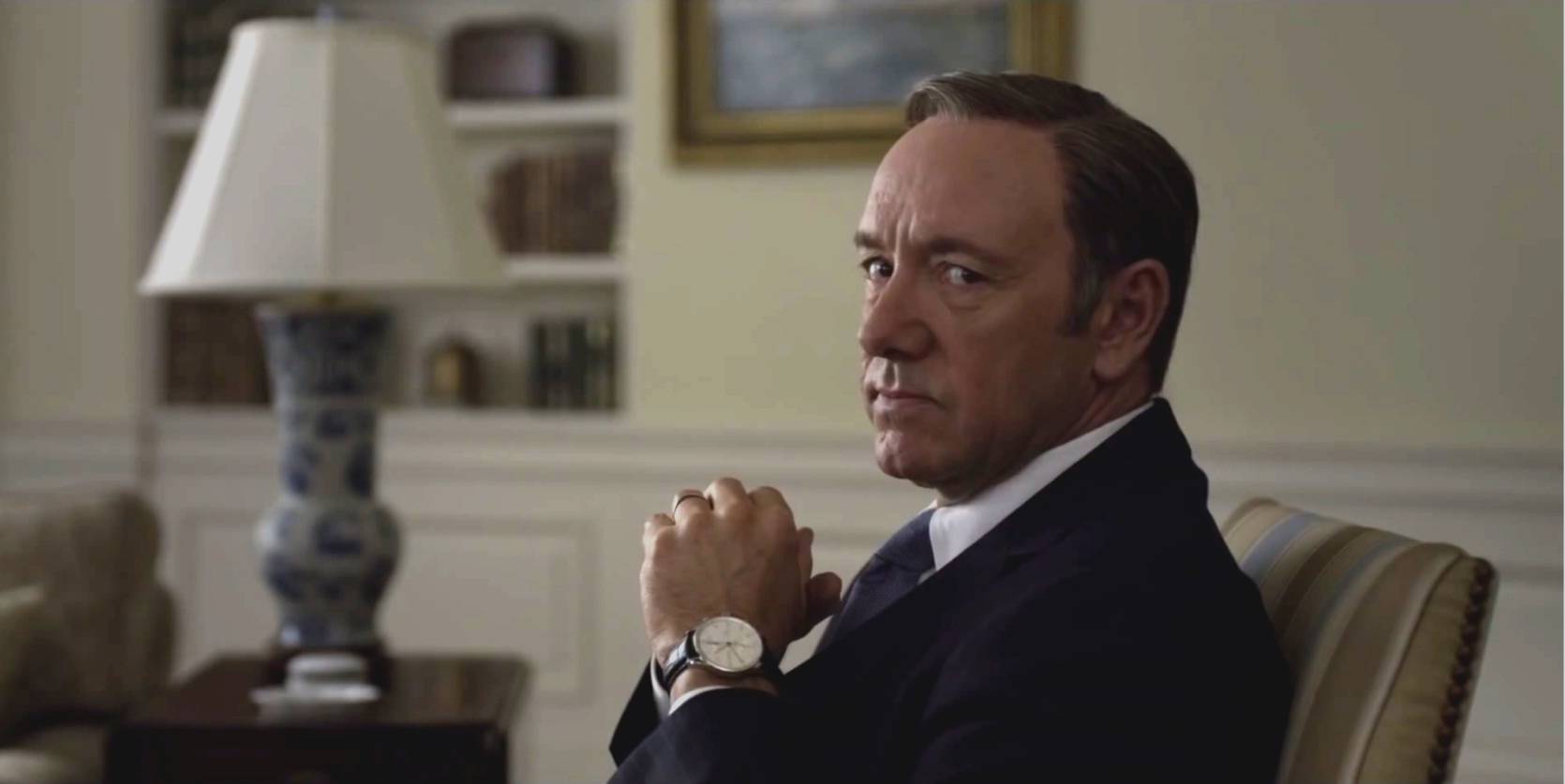 Frank Underwood, House of Cards, 2000x589 Panoramico, Dual Screen