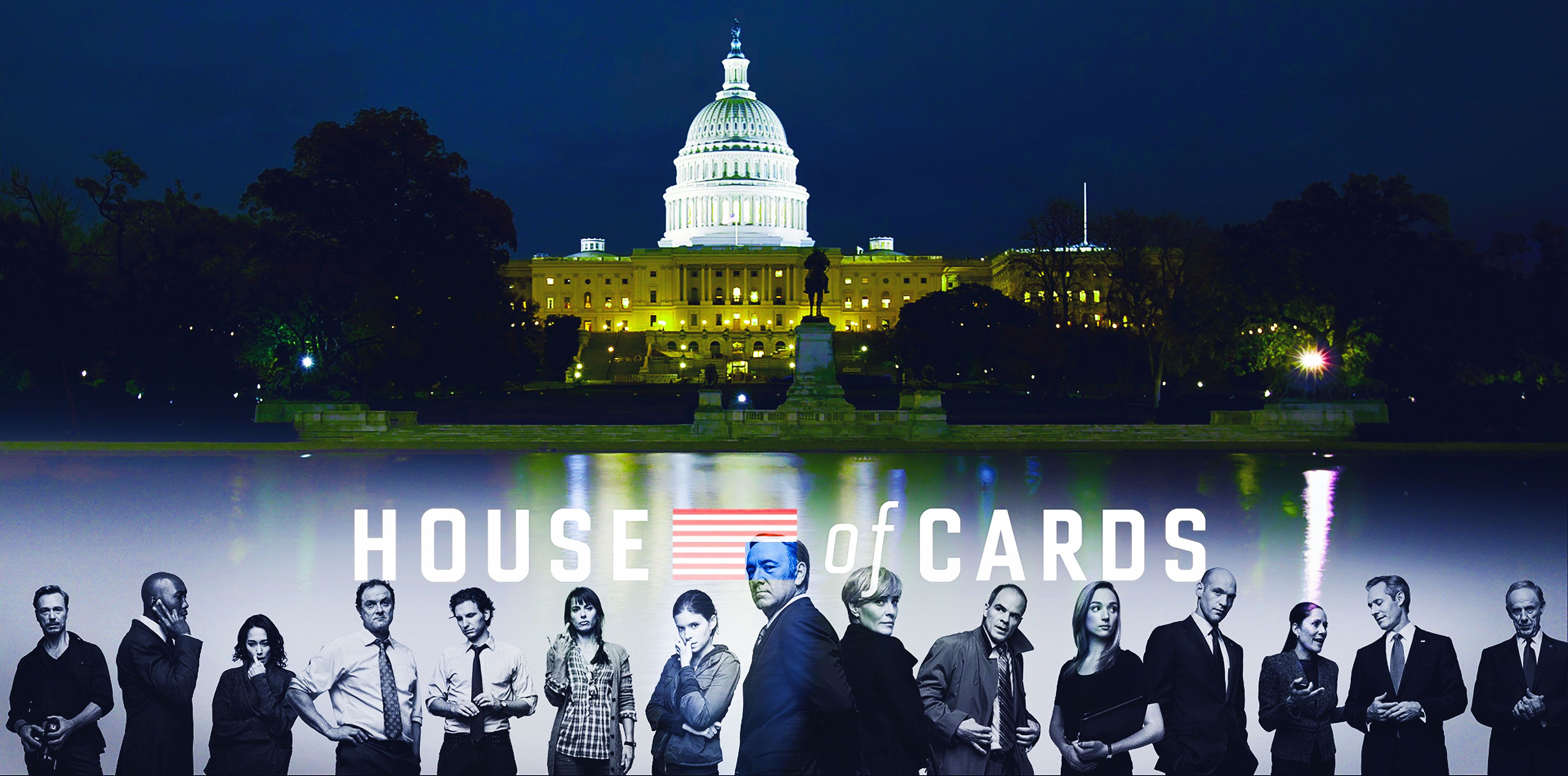 House of Cards cast Campidoglio, 3840x1902 Ultra HD, Monitor 4K