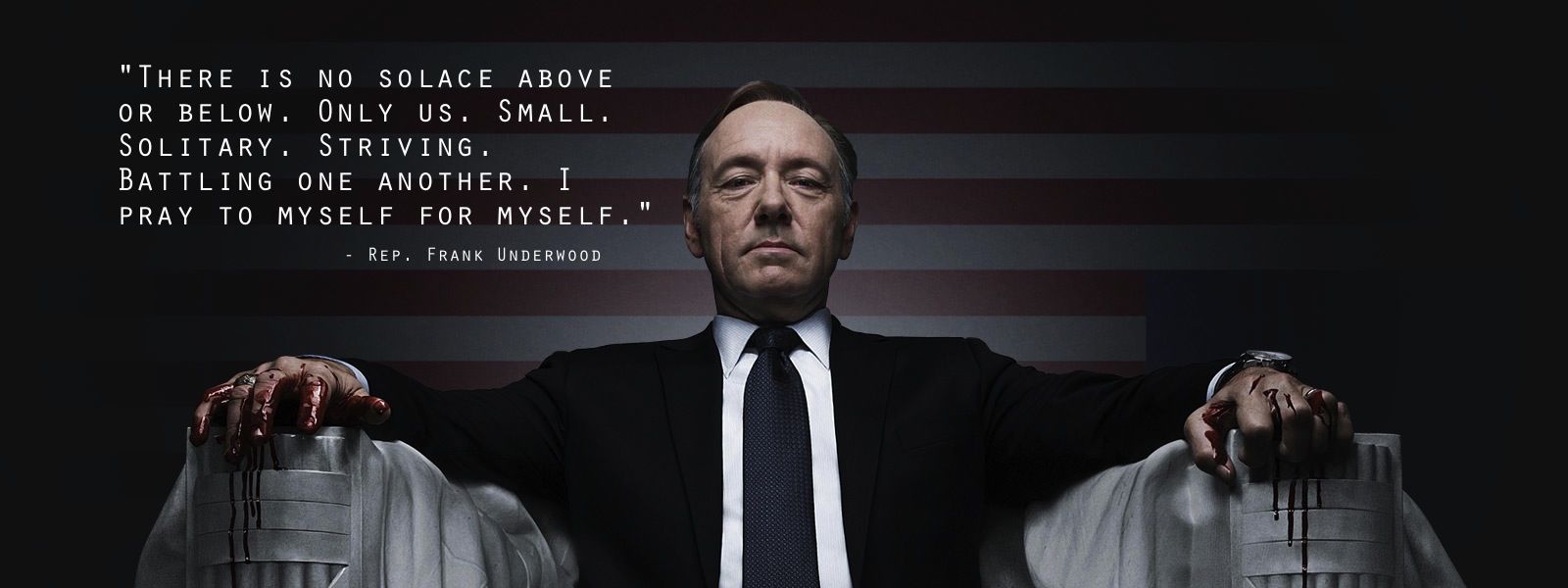 Frank Underwood House of Cards, 1600x600 Panoramico, iMac