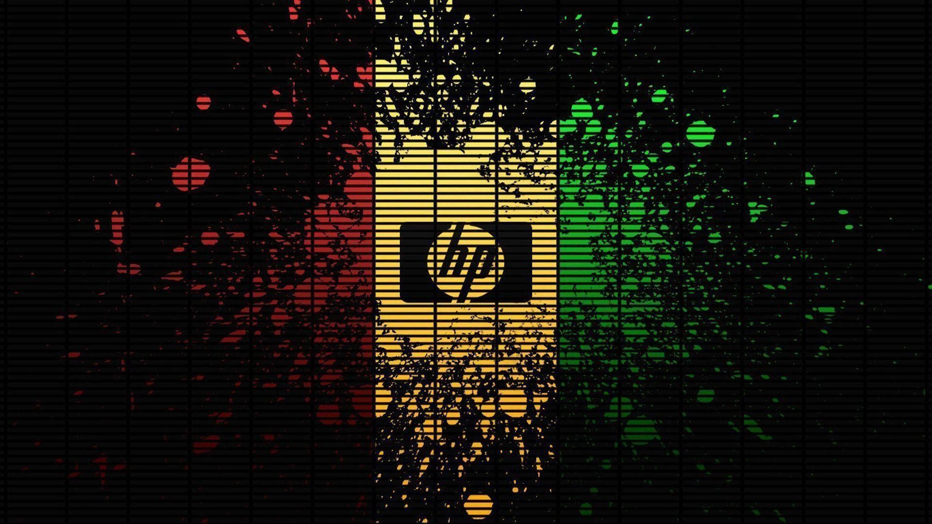 Logo HP astratto rosso, 1920x1080 1080p, Desktop