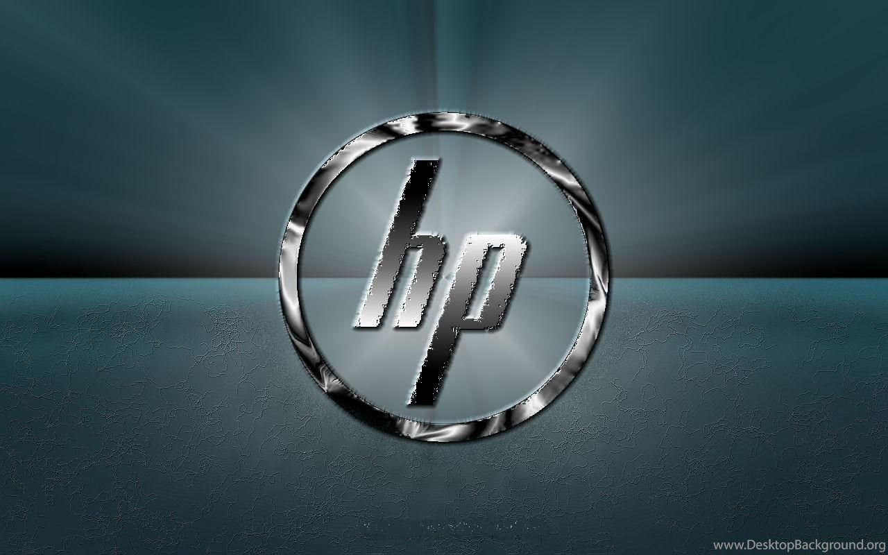 Logo HP linea dorata, 2560x1440 2K, Desktop