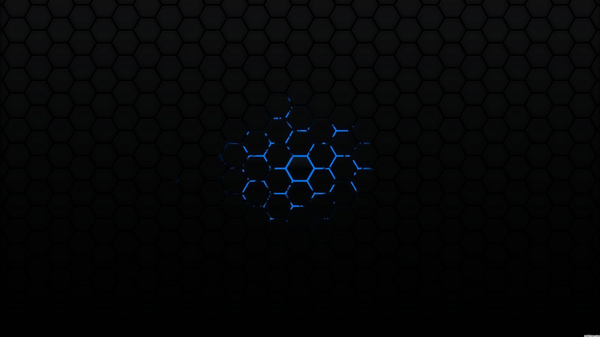 Logo HP luminoso blu, 1920x1080 1080p, Laptop
