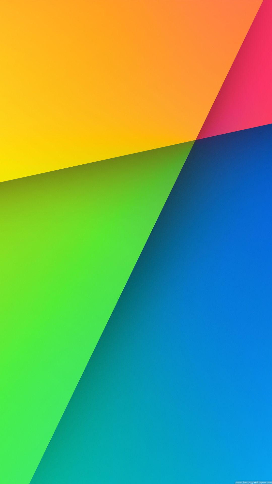 Triangoli geometrici astratti arancioni, 1080x1920 Verticale, Realme
