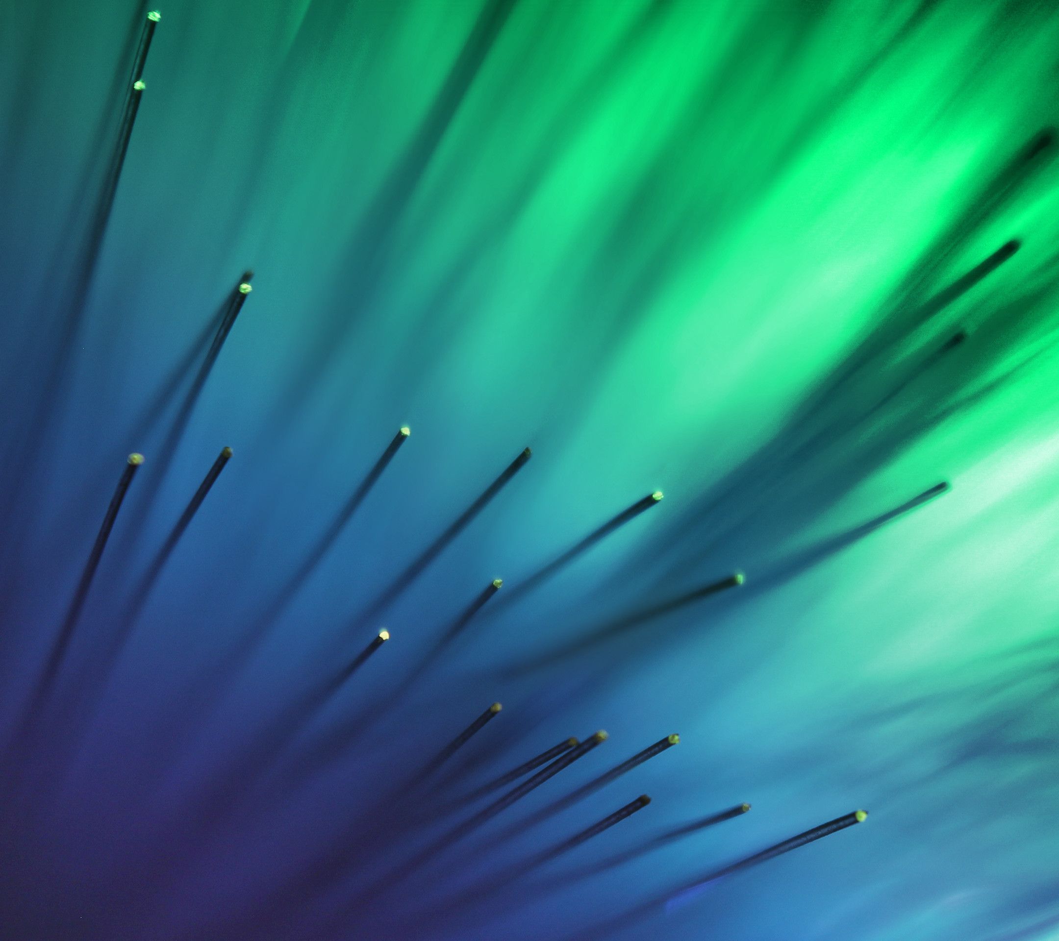Fibre ottiche verdi e blu, 2160x1920 Hi-Res, Desktop