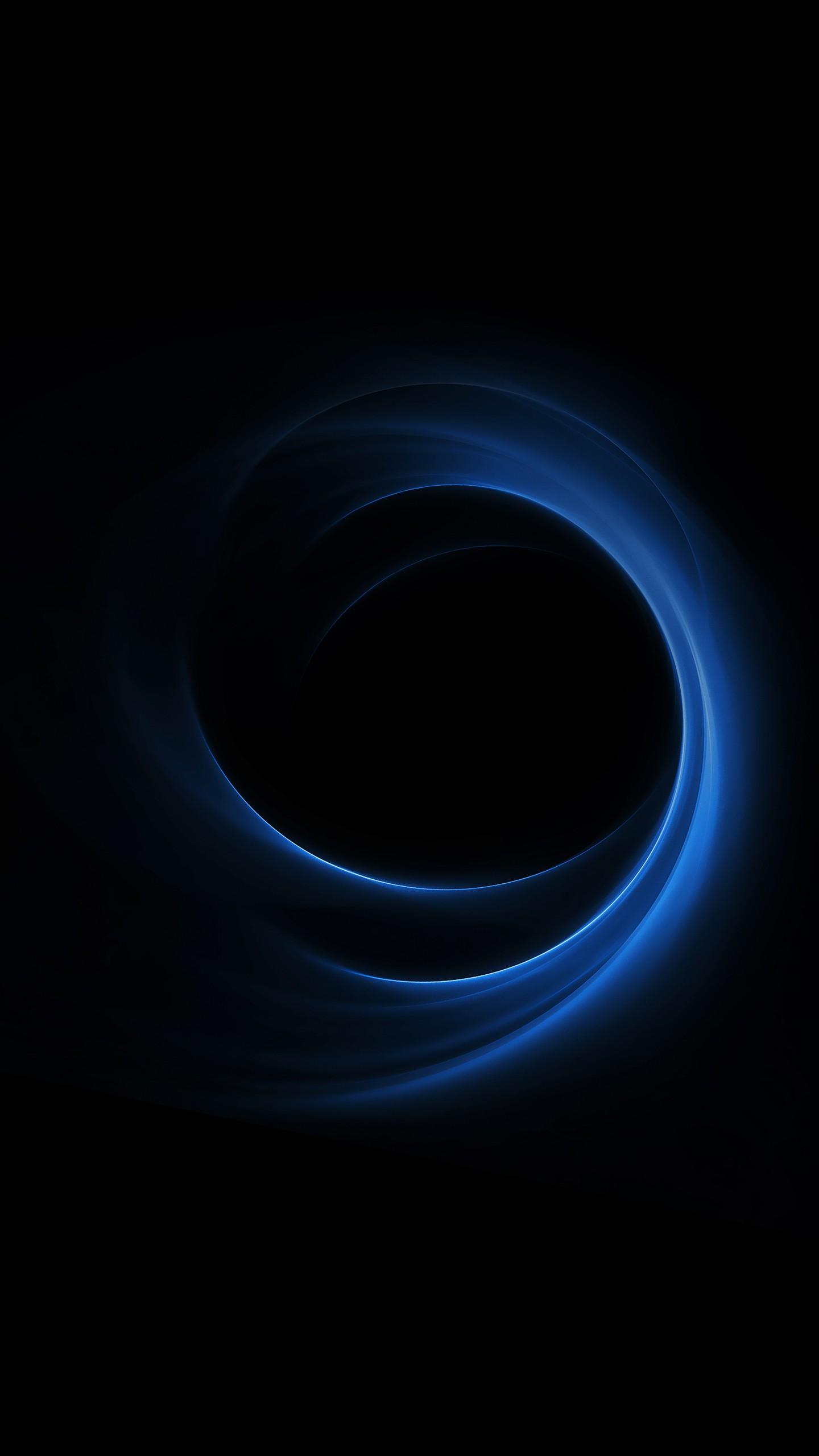 Fiore astratto blu, 1080x2400 Verticale, Telefono