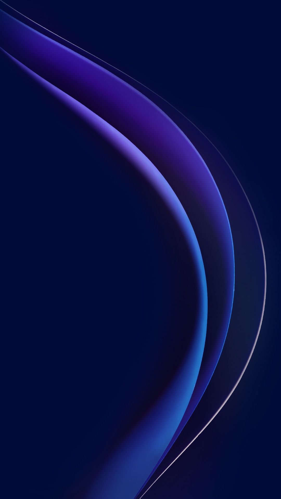 Onde astratte blu scuro, 1080x1920 Full HD Verticale, Smartphone