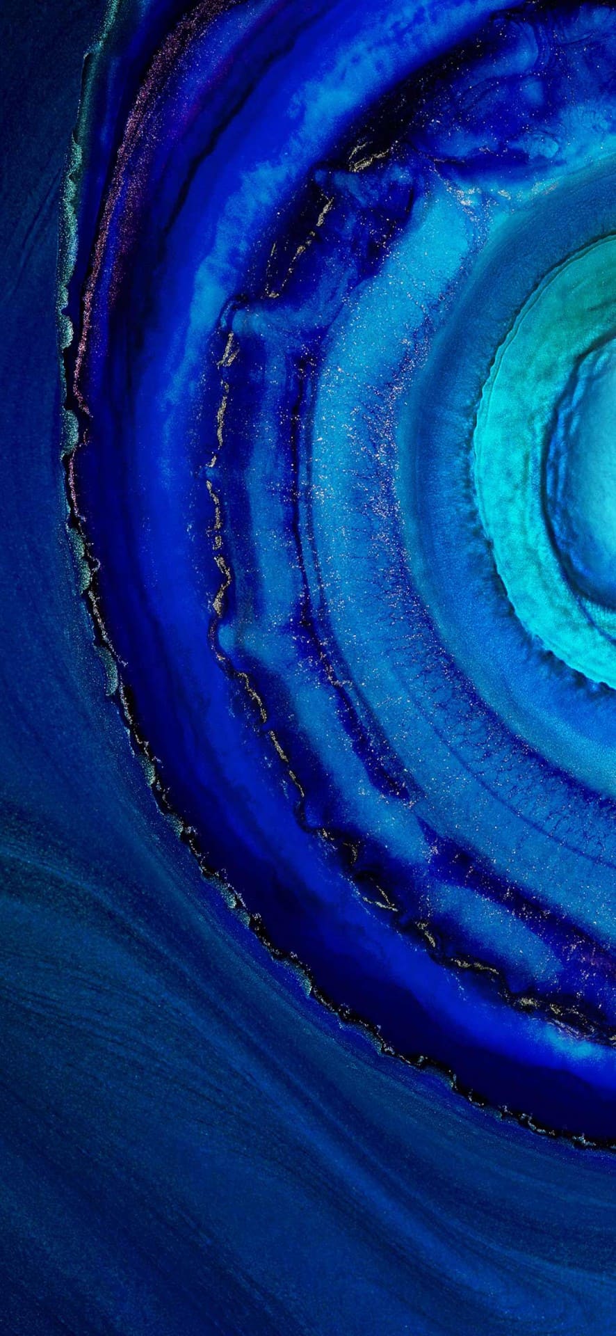 Onde astratte blu e viola, 2160x2310 Full HD Verticale, iPhone