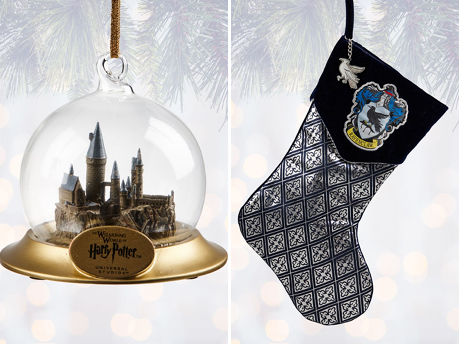 Diagon Alley innevato Natale, 1191x670 HD, Desktop