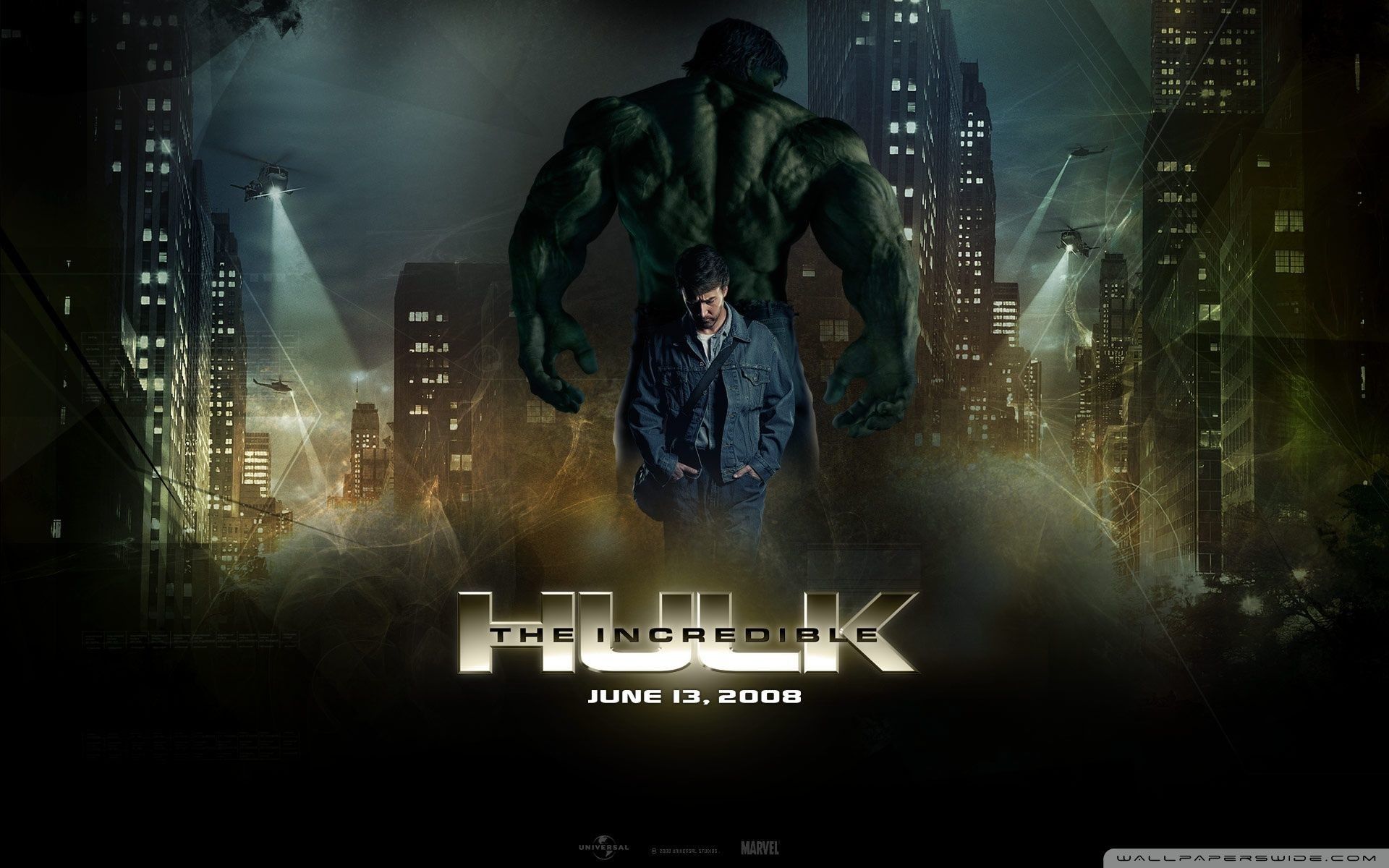 Hulk poster film città, 1920x1200 Full HD+ WUXGA, Monitor Gaming