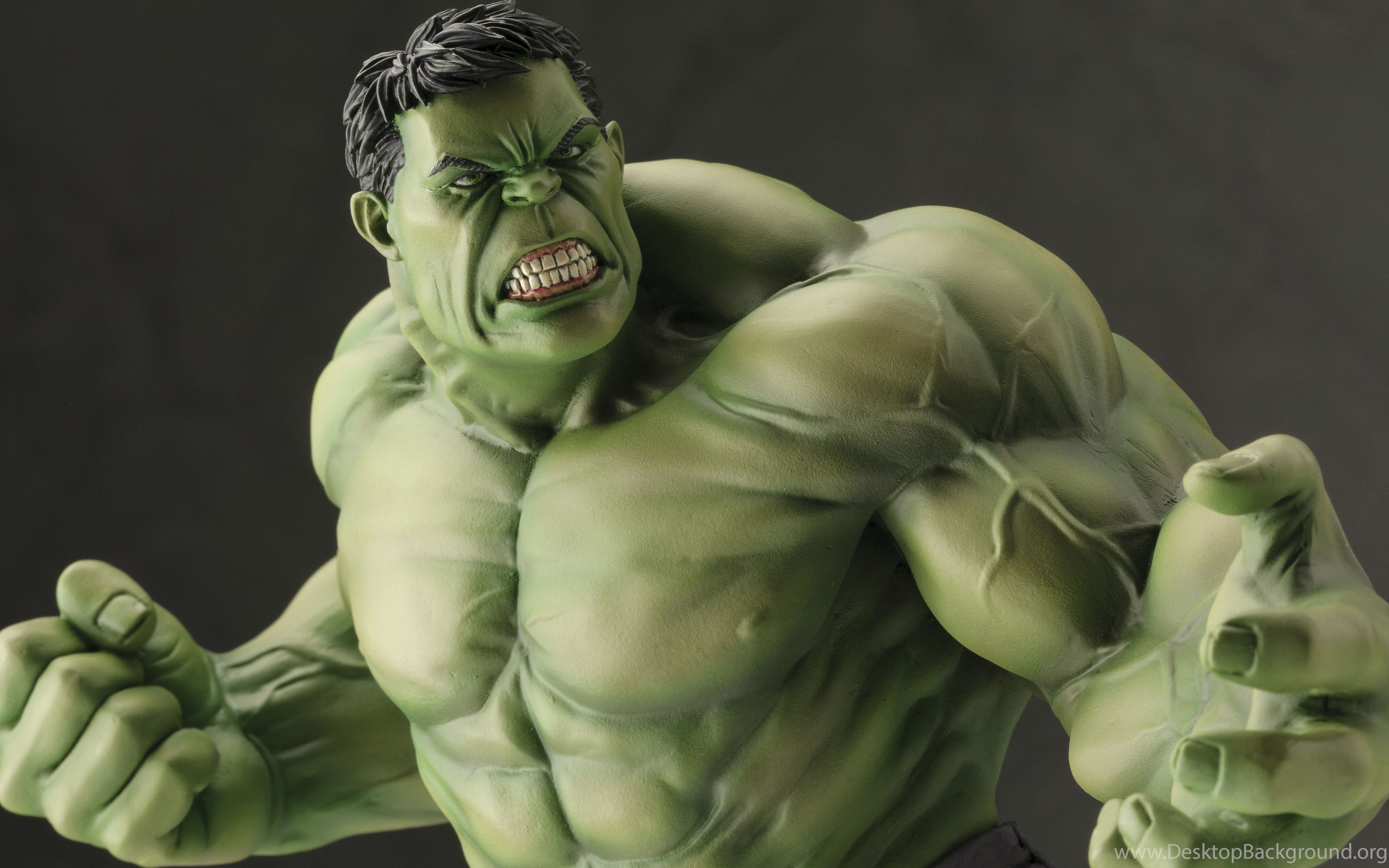 Statuetta Hulk Marvel arrabbiato, MCU, 3840x2400 UHD, Monitor Gaming