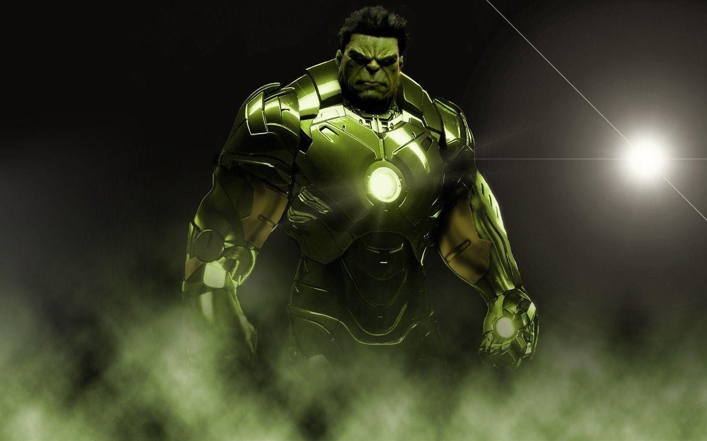 Hulk con armatura Iron Man, Tony Stark, 1440x900 HD, PC Desktop