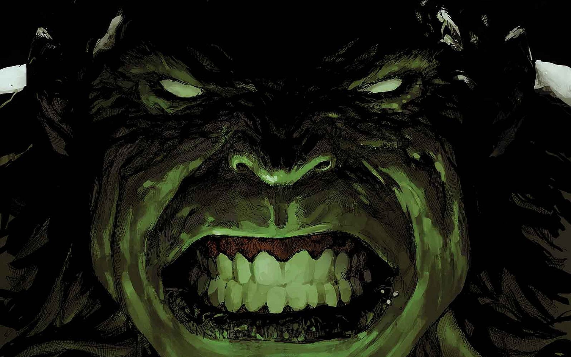 Hulk viso arrabbiato verde, 1920x1199 Full HD 1080p, PC Desktop