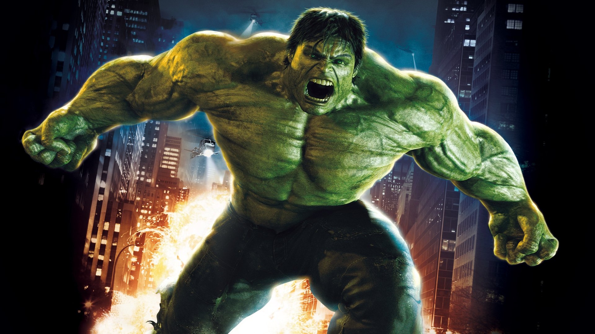 Hulk verde in città, 1920x1080 Full HD 1080p, Monitor Gaming