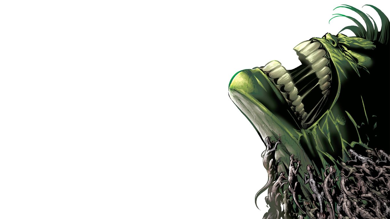 Hulk fumetto viso verde, 1366x768 720p, Monitor Gaming