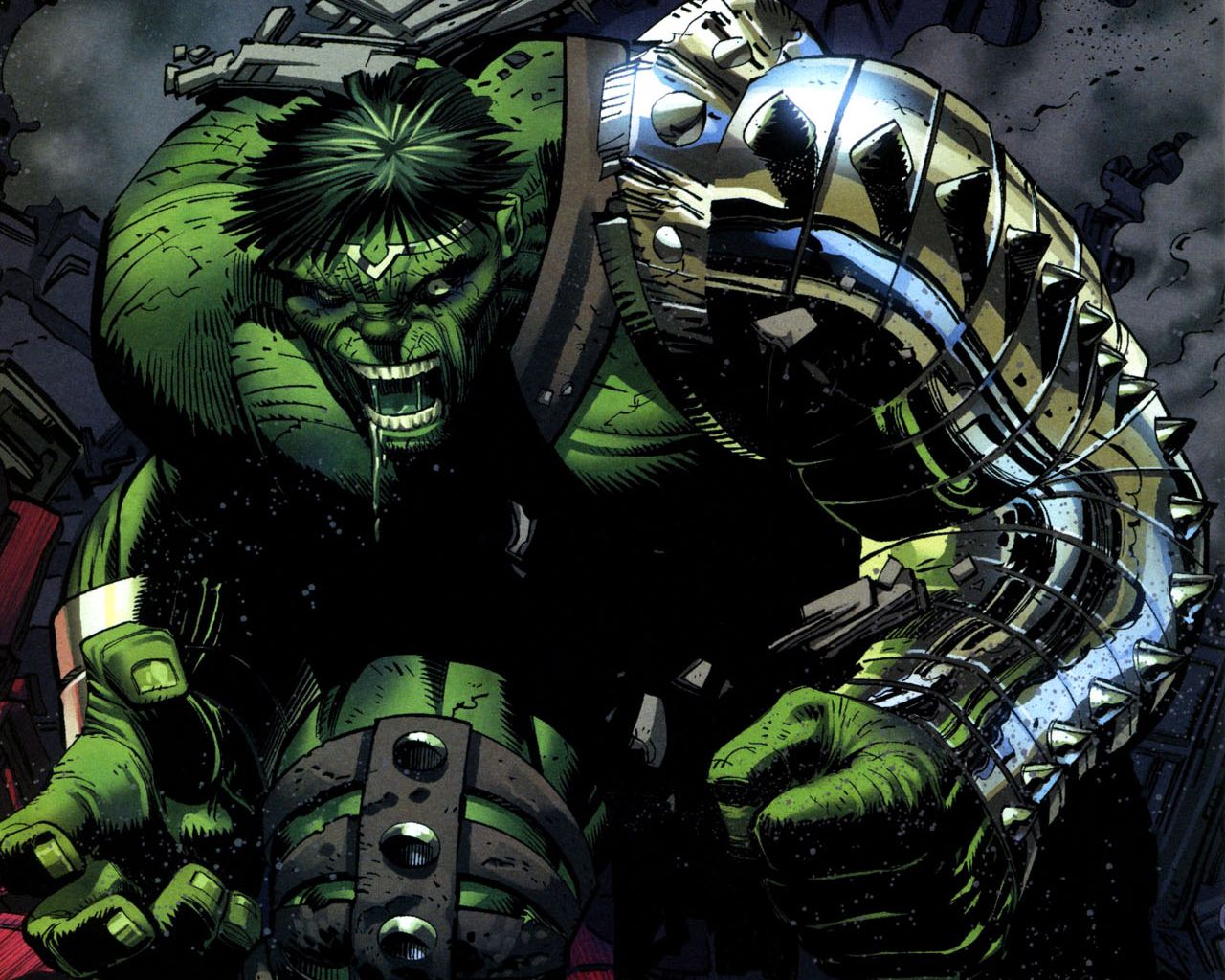 Hulk con armatura metallica, 1280x1024 720p, PC