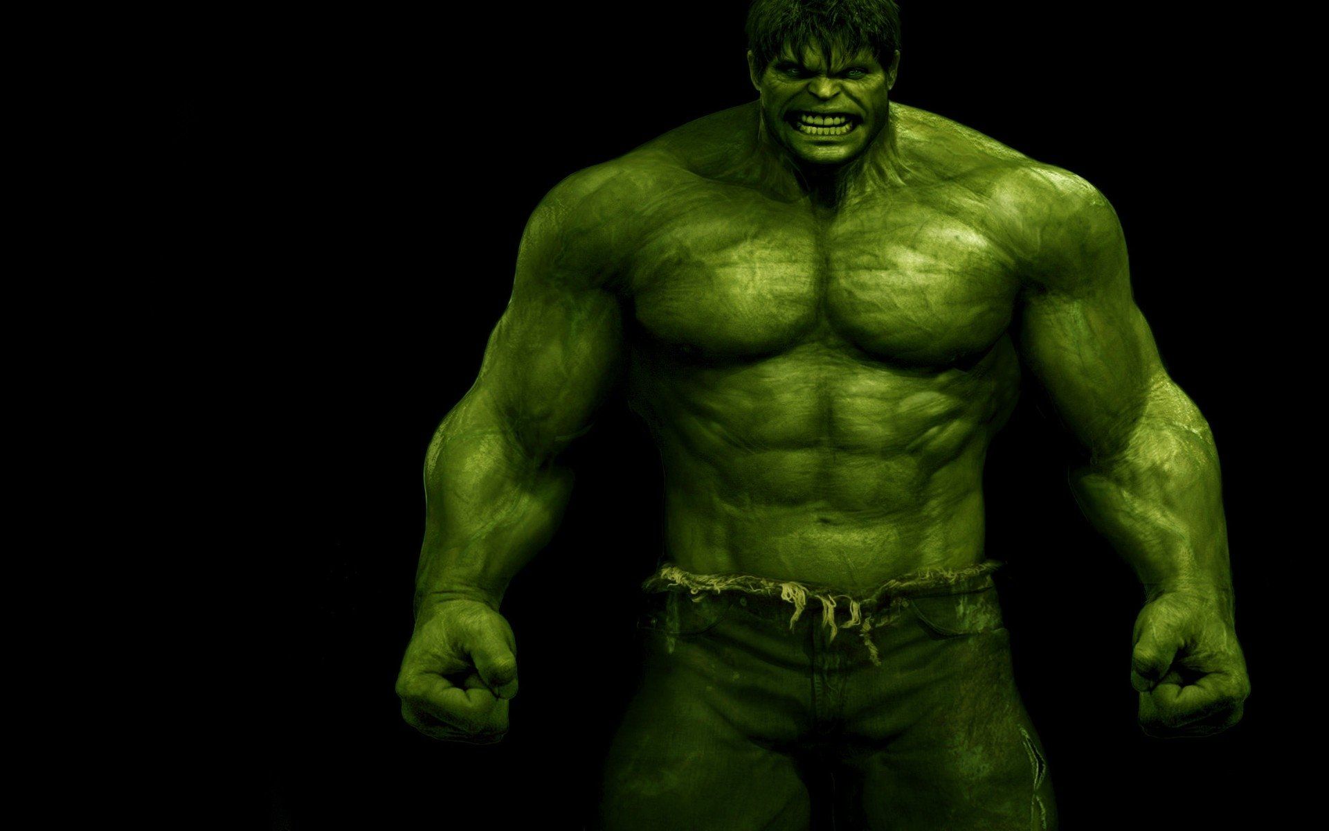Hulk verde su sfondo nero, 1920x1200 WUXGA, Laptop