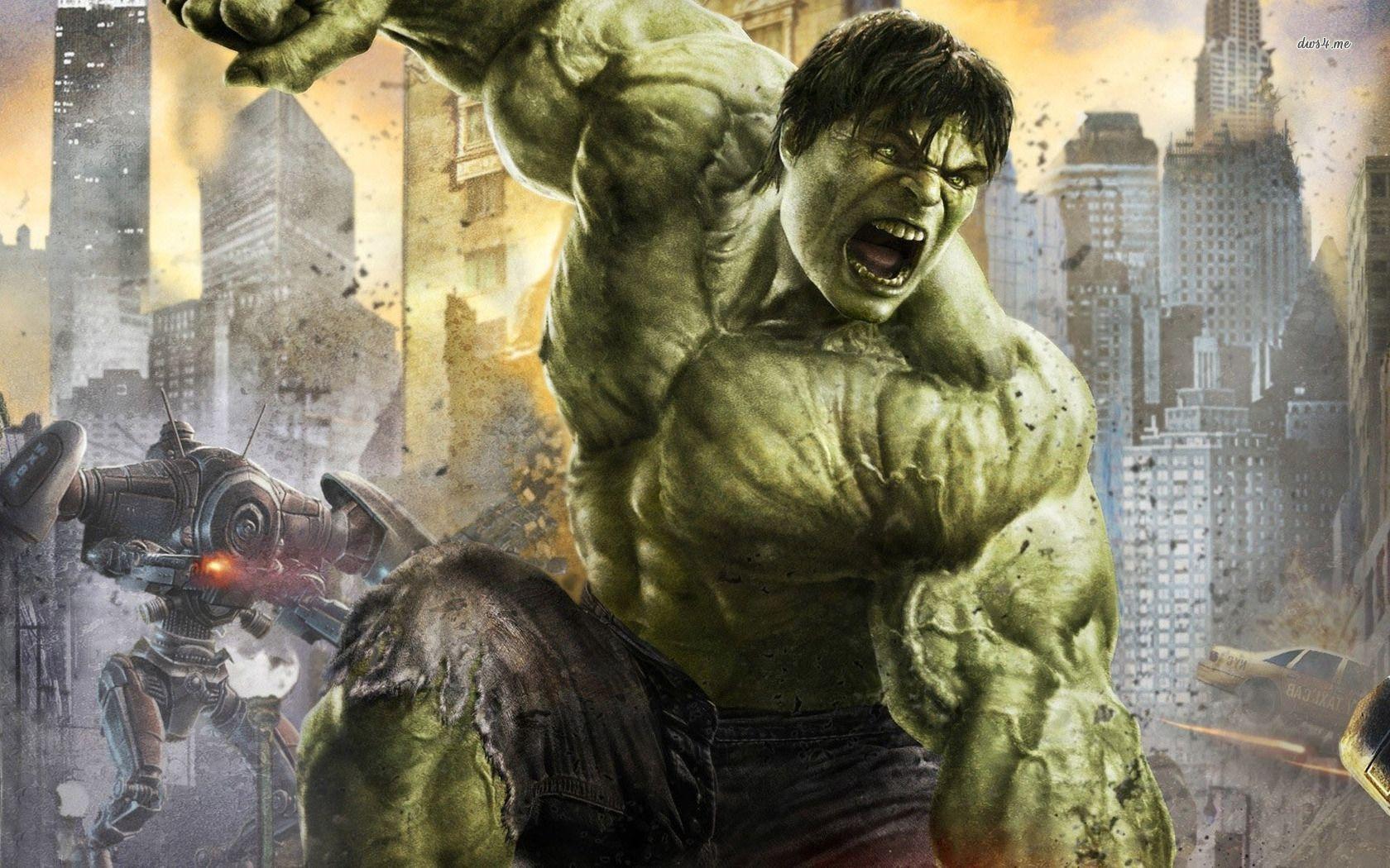 Hulk in città distrutta, 1680x1050 HD, Desktop