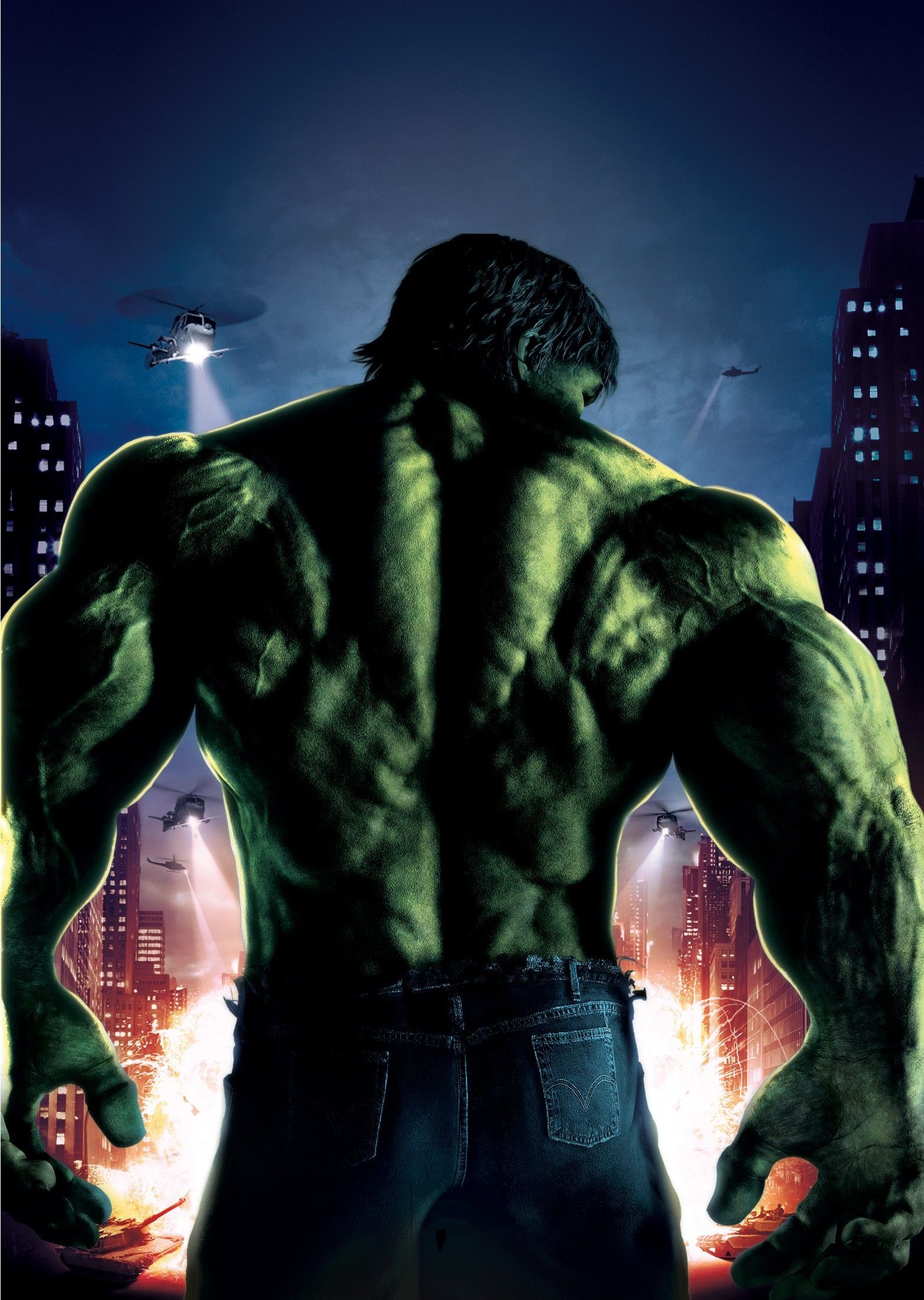 Hulk di spalle città notturna, 1563x2199 Verticale, Xiaomi
