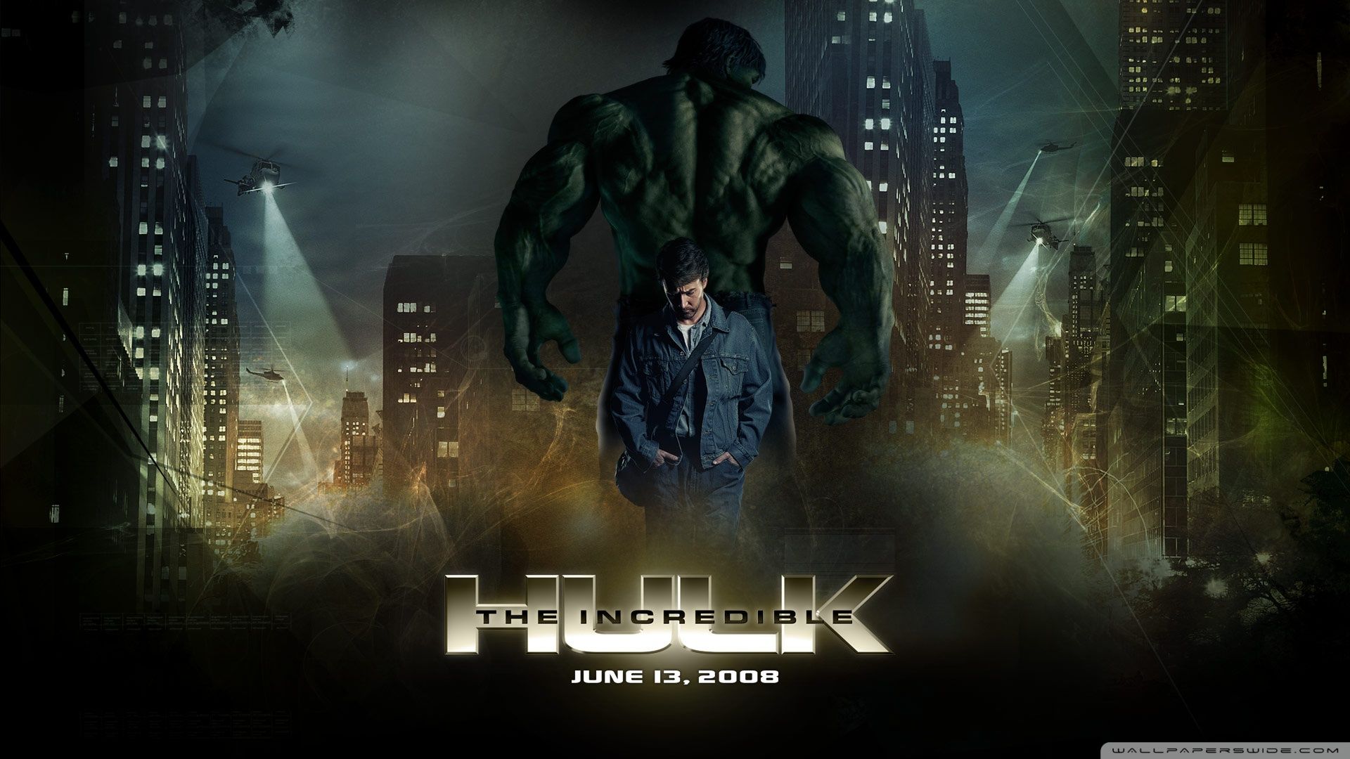 Hulk poster film città, 1920x1080 1080p, Desktop