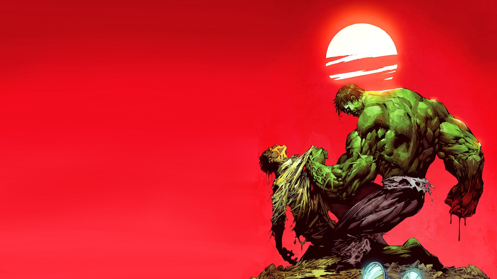 Hulk sfondo rosso, 1920x1080 Full HD 1080p, Laptop