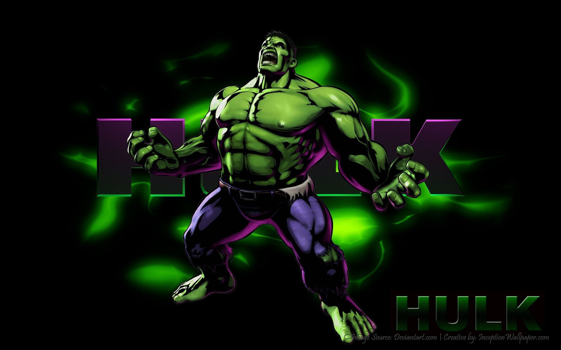 Hulk Marvel su sfondo nero, MCU, 1920x1200 Full HD+, Desktop