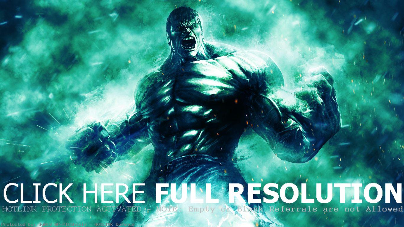 Hulk verde ruggente, 1366x768 720p, PC