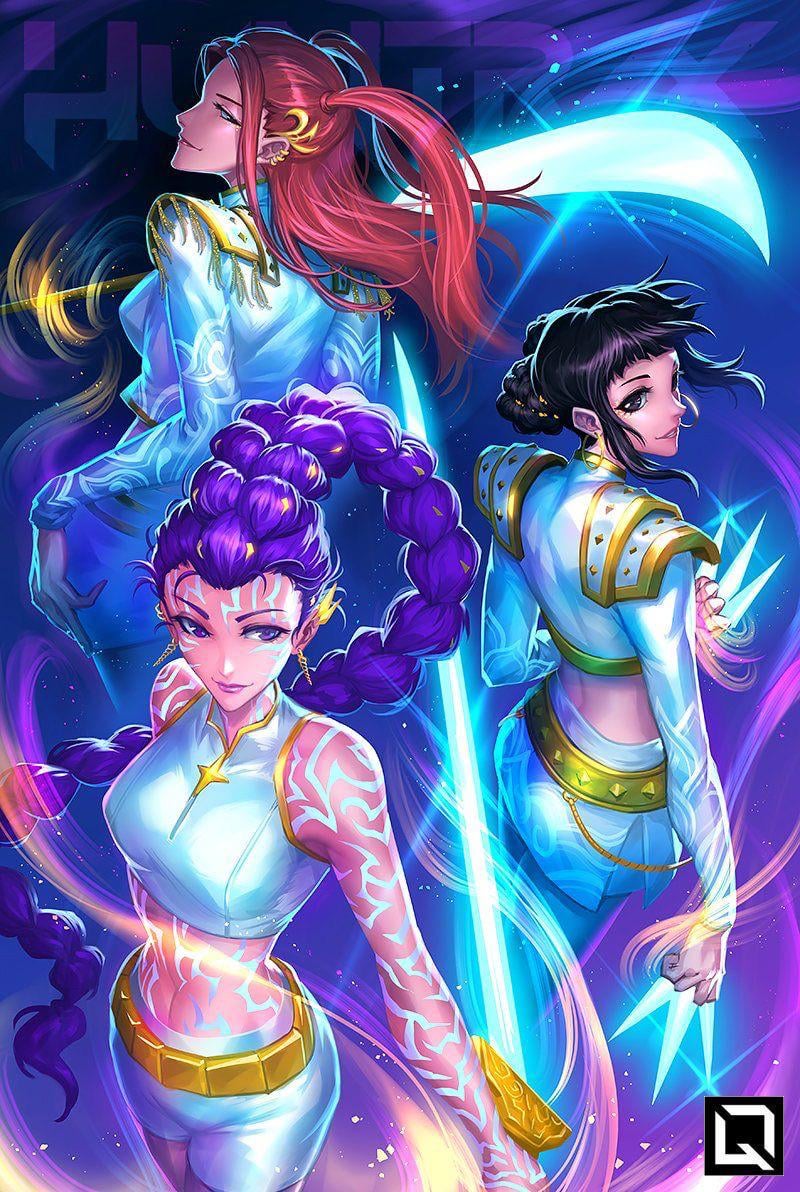 Huntrix ragazze demon hunter, 800x1192 Full HD Verticale, Smartphone