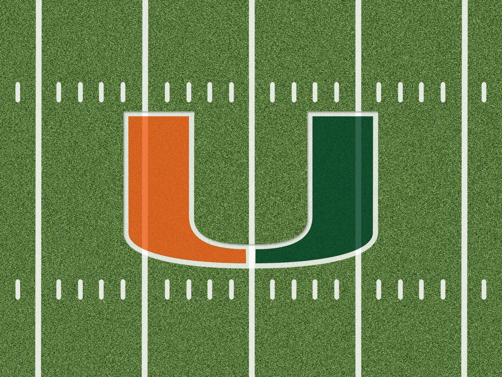 Logo Miami Hurricanes U, 1280x800 720p, Laptop