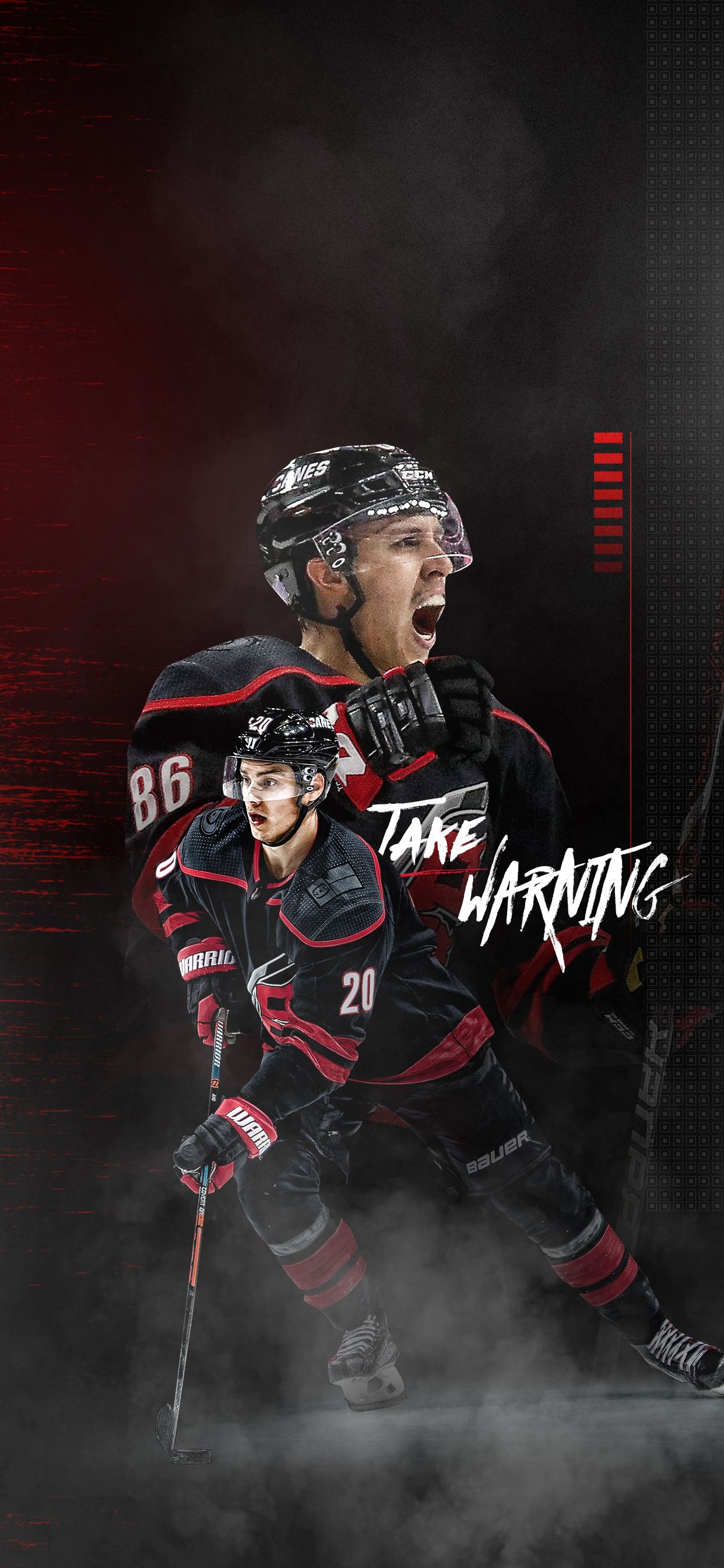Logo Carolina Hurricanes NHL, Raleigh, 750x1334 Verticale, iPhone Pro Max