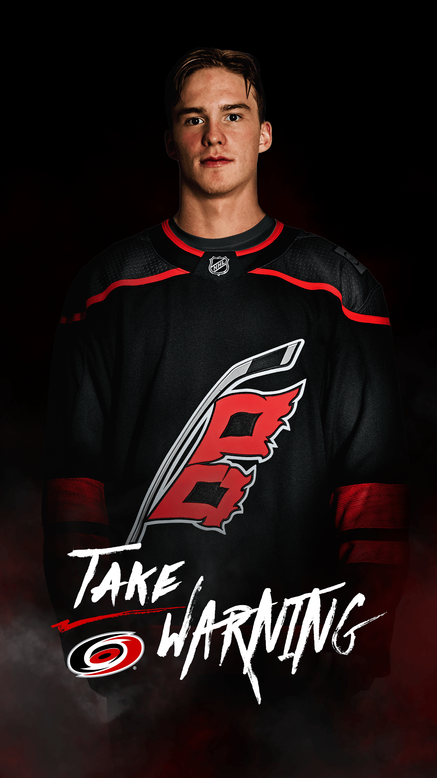 Giocatori hockey Carolina Hurricanes, NHL, 1242x2688 Full HD Verticale, iPhone Pro