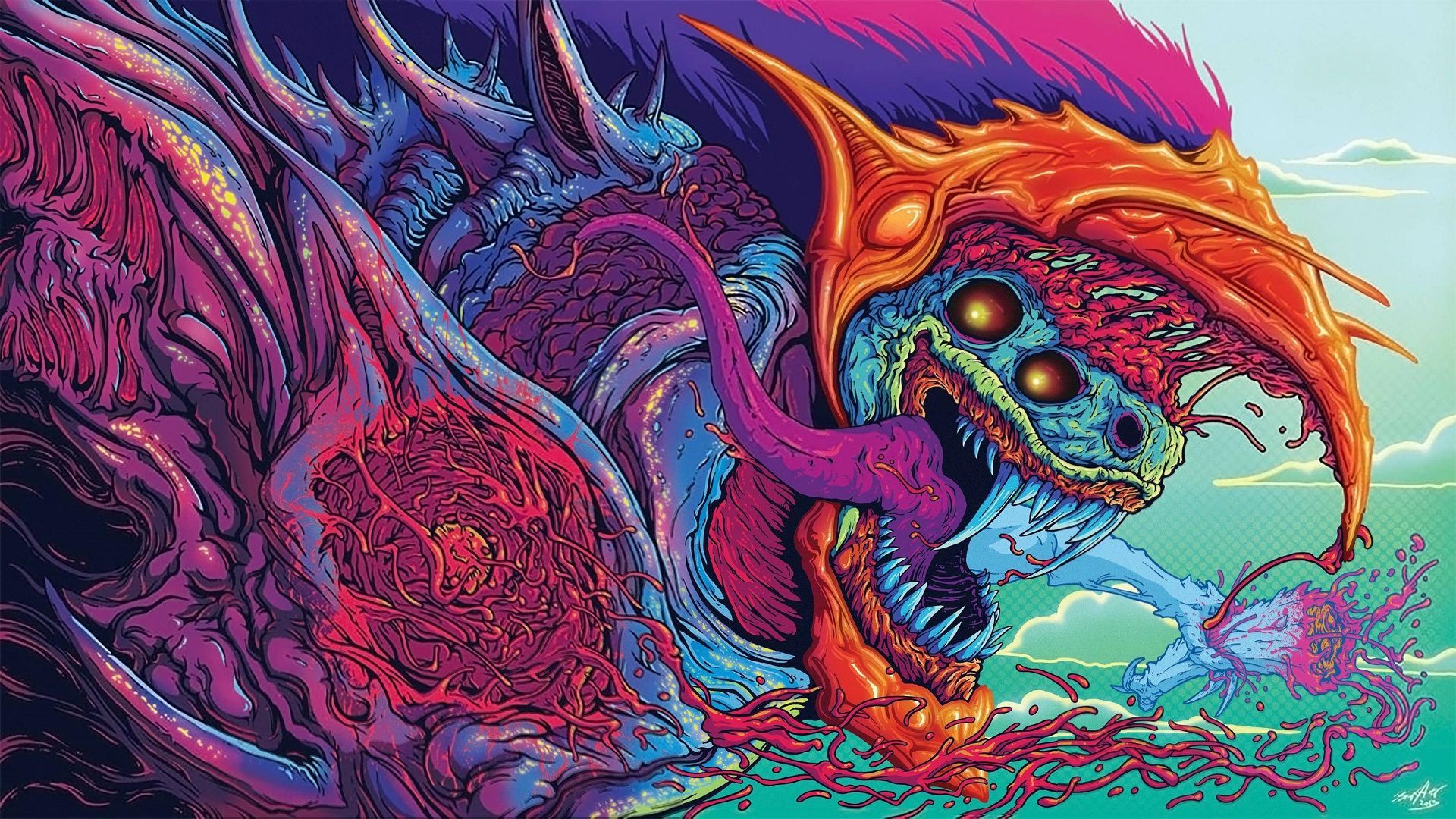 Mostro CS GO Hyper Beast, 1920x1080 Full HD 1080p, Desktop