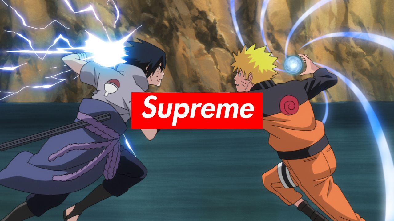 Naruto con soldi e Supreme, 736x1359 Verticale, Mobile