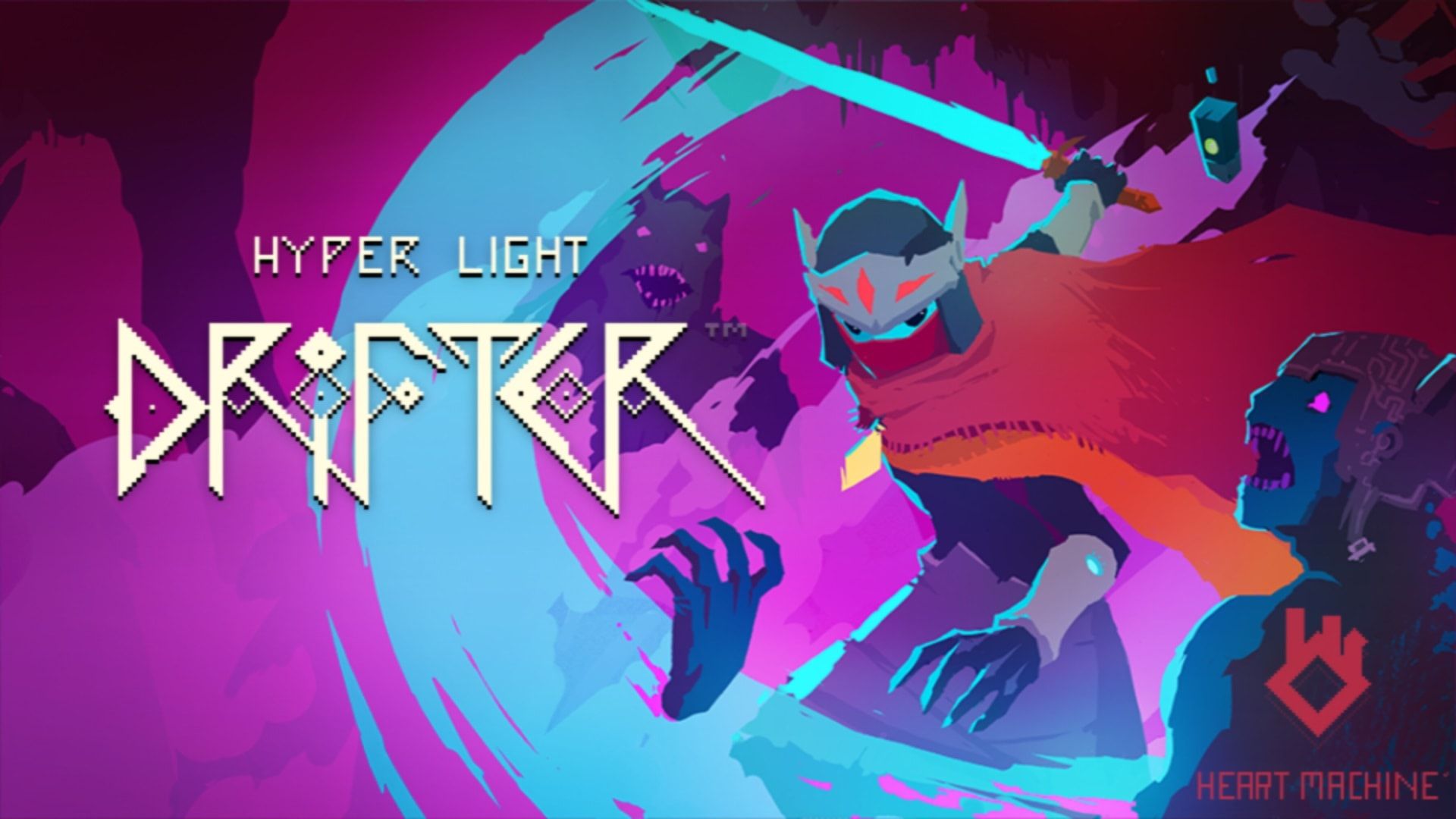 Hyper Light Drifter personaggio spada, 1920x1080 Full HD, PC
