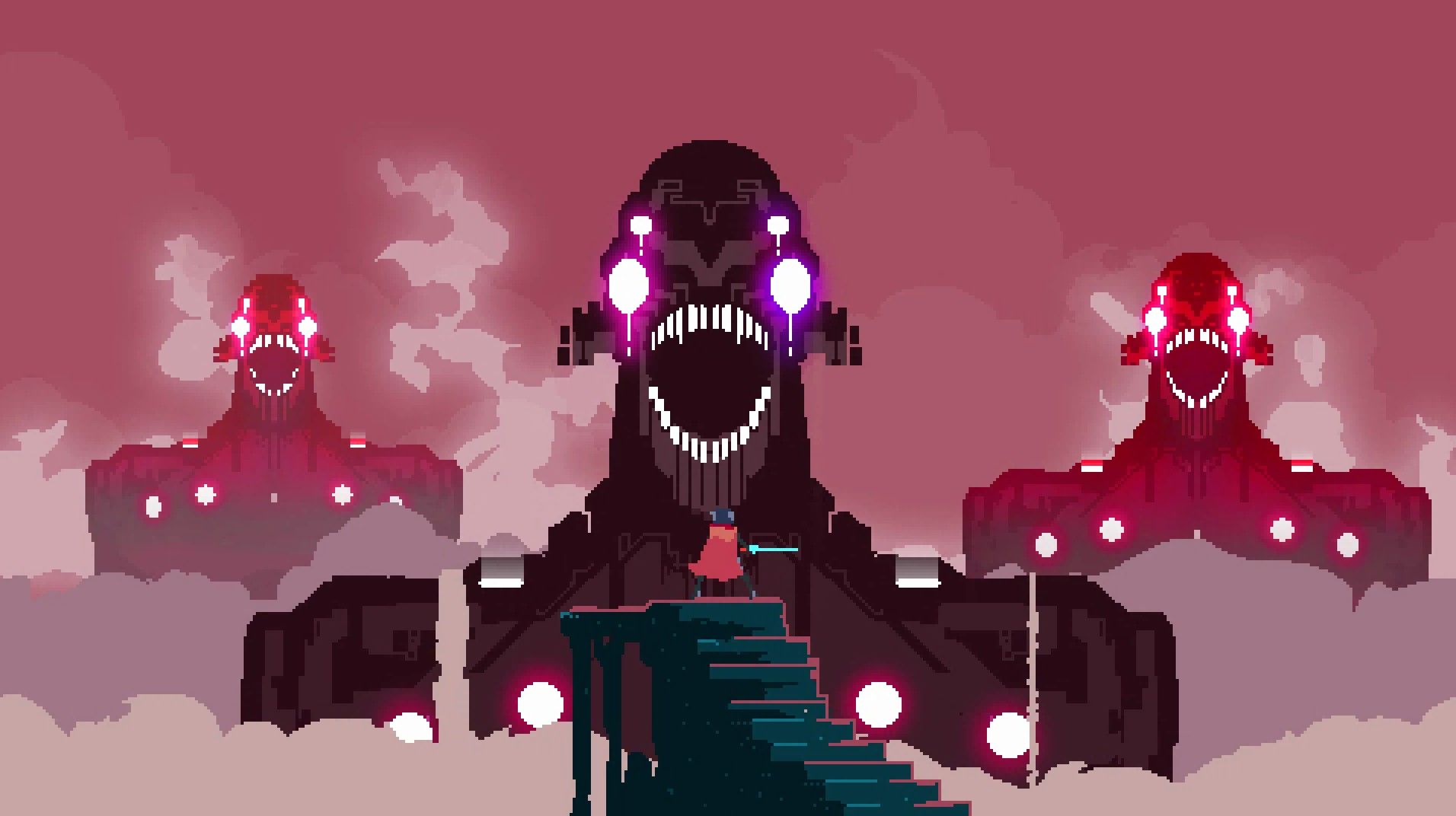 Hyper Light Drifter statua pixel art, 1912x1072 HD, Desktop