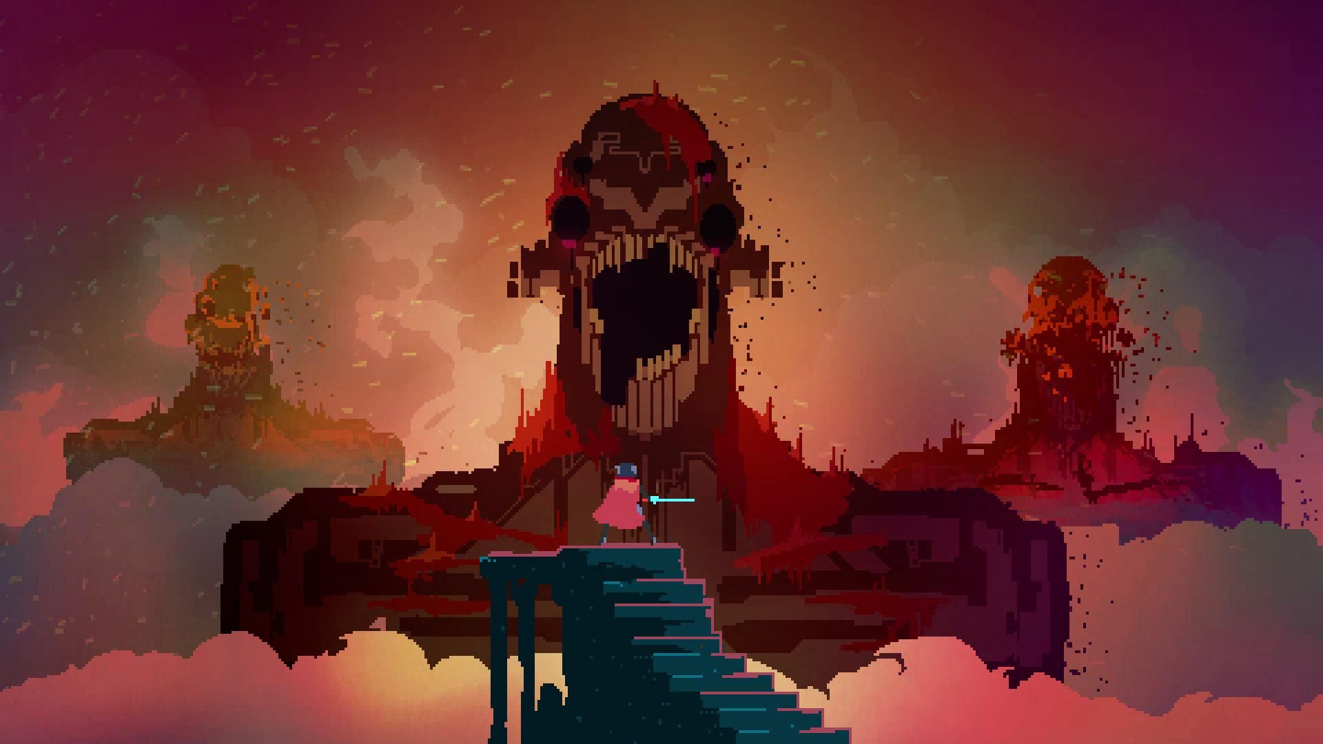 Hyper Light Drifter statue teschio, 1920x1080 1080p, Laptop