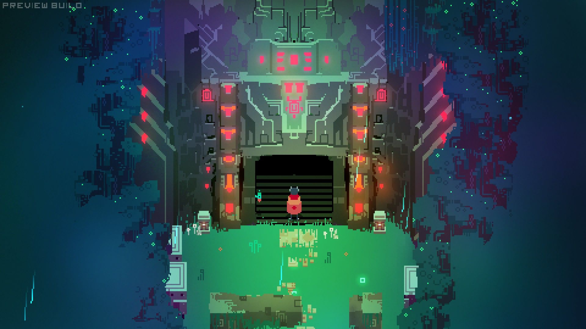 Hyper Light Drifter tempio pixel art, 1920x1080 1080p, Desktop