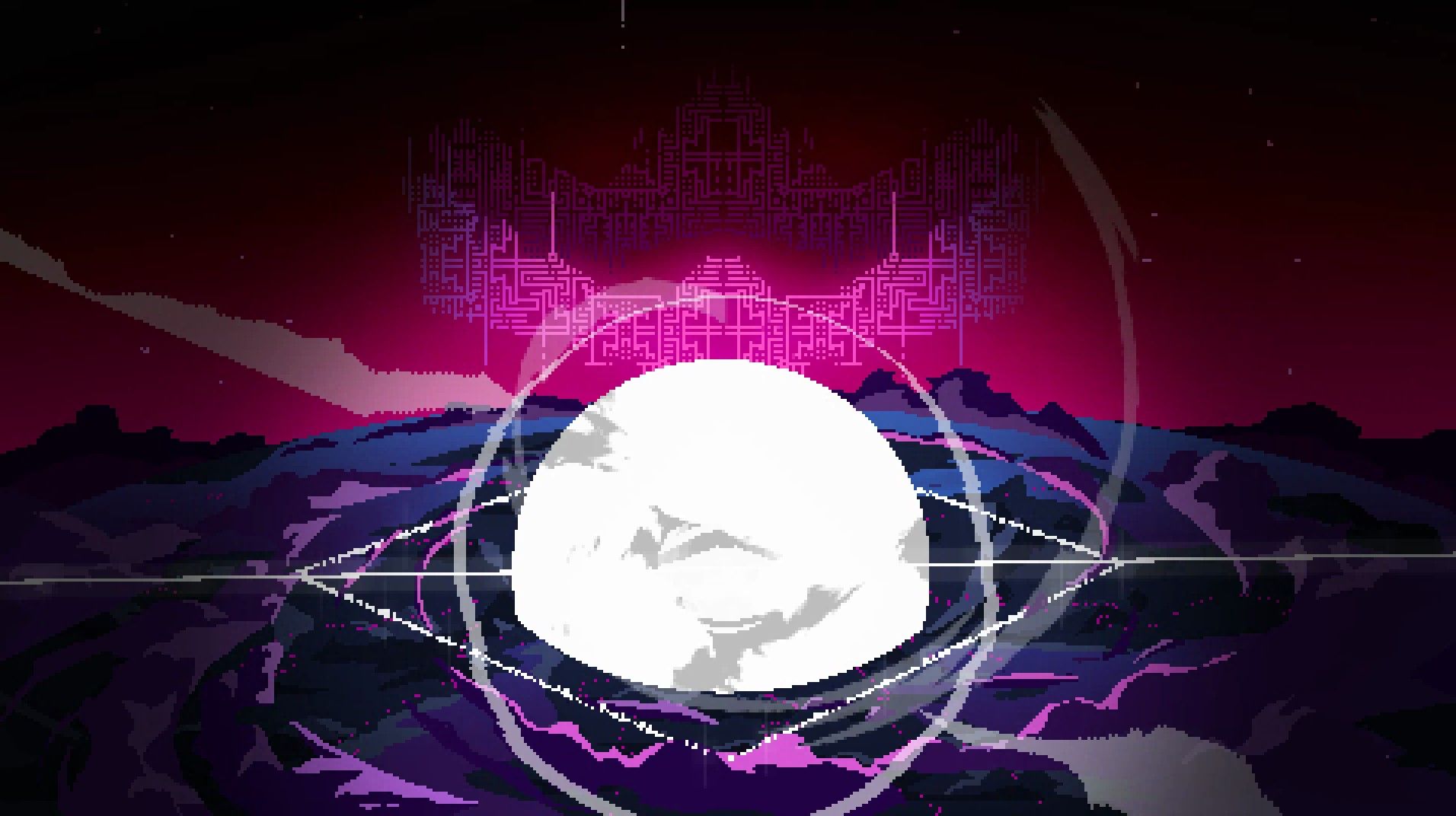 Hyper Light Drifter luna pixel art, 1912x1072 HD, Laptop