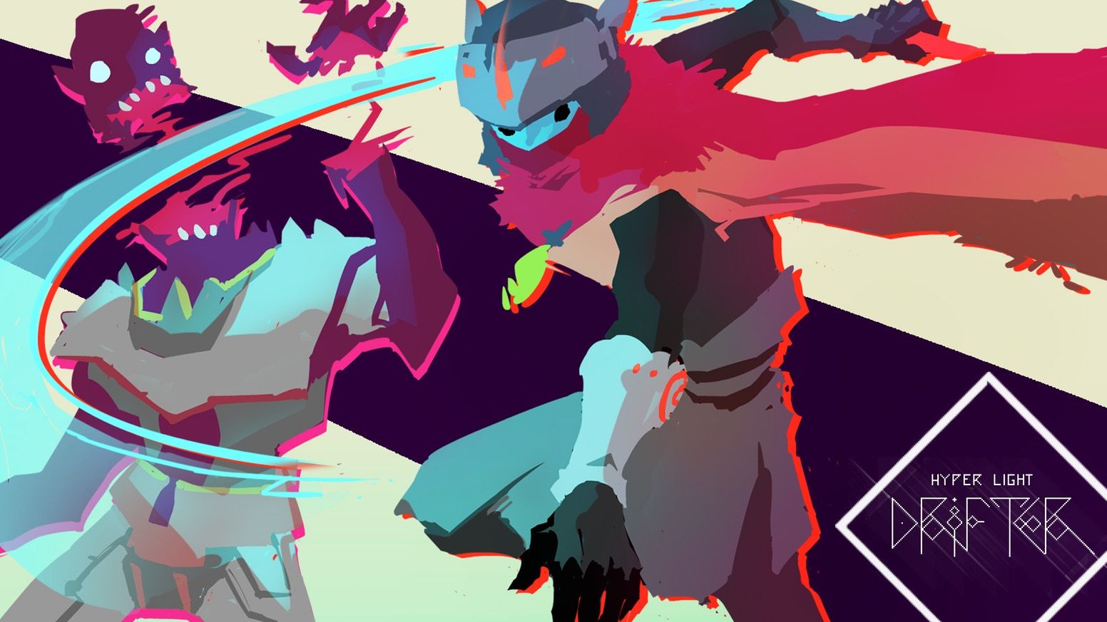 Hyper Light Drifter personaggi combattimento, 1552x873 720p, PC